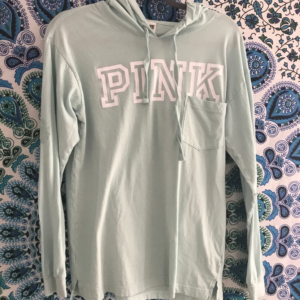 Pink Hooded Longsleeve NWOT